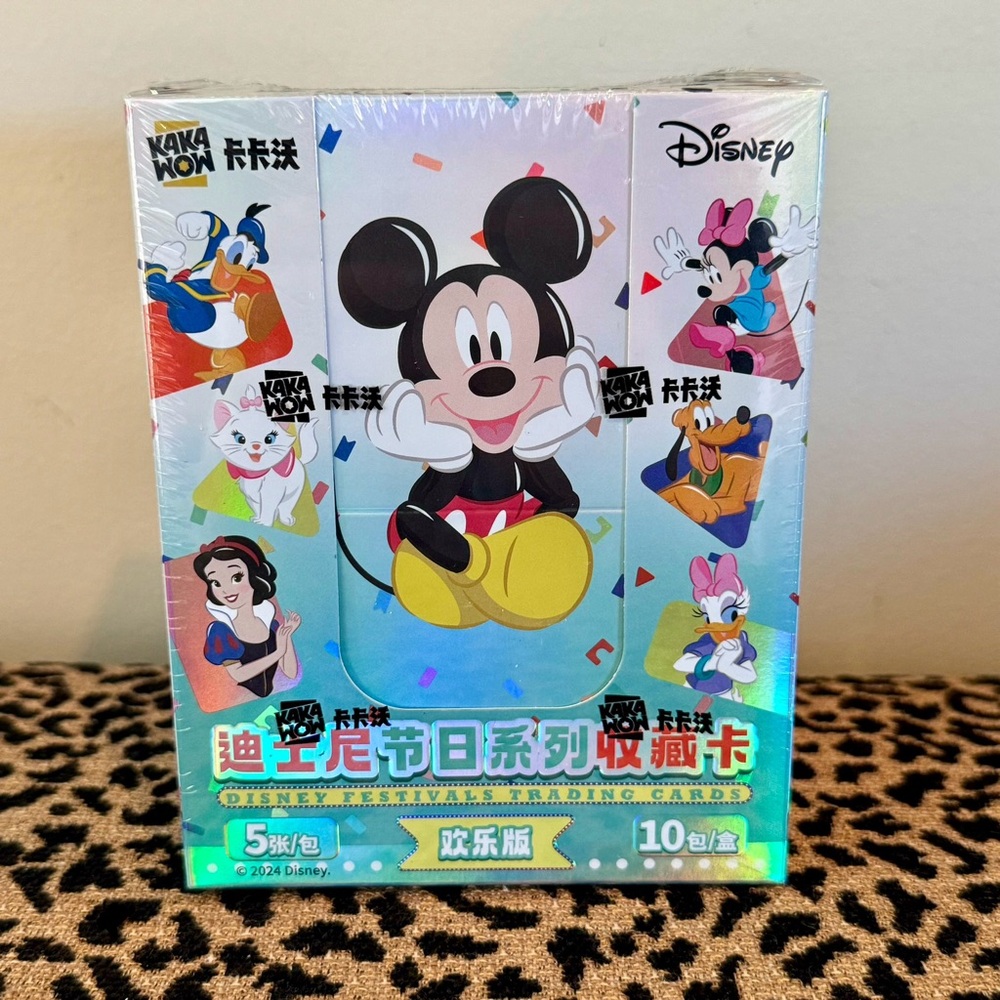 Disney Mickey JOY Edition Festivals Trading Cards Kakawow 2024 Sealed Box